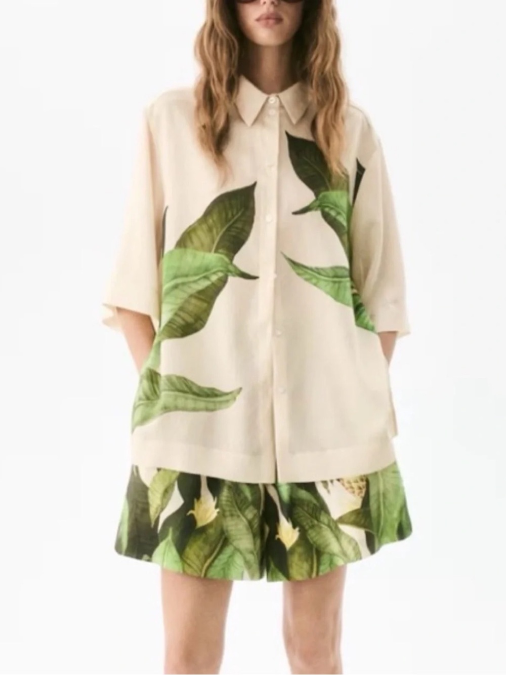 H&M Leaf Print Women’s Shorts